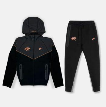 Best Quality CENTRAL CEE X NIKE TECH FLEECE TRACKSUIT - BLACK, - Shop Now for Amazing Deals